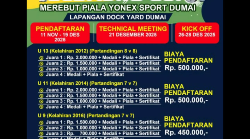 Sedagho Cup Piala Edy Yonex Sport